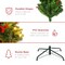 Best Choice Products Pre-Lit Pencil Christmas Tree Pre-Decorated Holiday Accent w/ Base